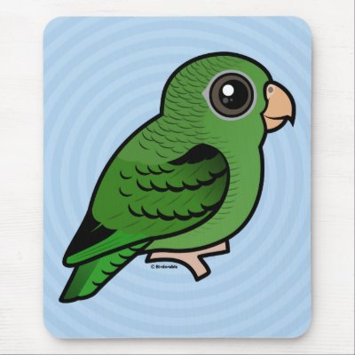 Cute Barred Parakeet by Birdorable