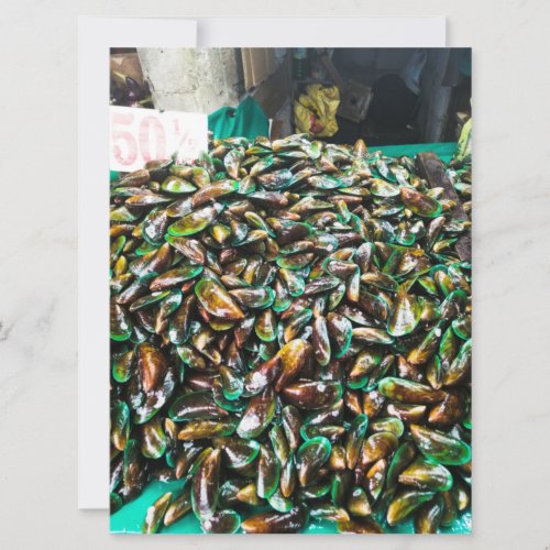 Green Lipped Mussels For Sale Invitation
