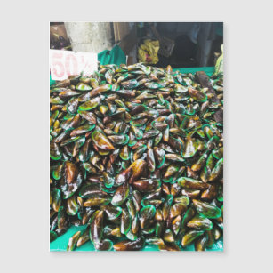 Green Lipped Mussels For Sale Magnetic Card