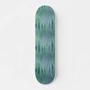 Green Liquid Metallic Effect Skateboard Deck