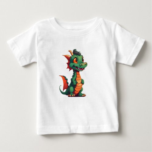 green little dragon  baby T_Shirt