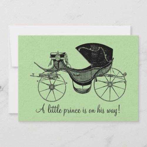 Little Prince Baby Shower Invite