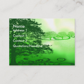 Green Living Business Card