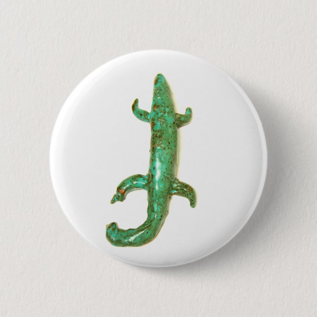 green lizard button (Front)