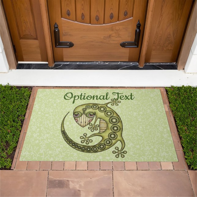 Green Lizard Doormat (Outdoor)