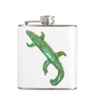 green lizard flask