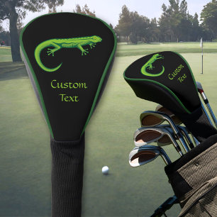 Green Lizard Golf Head Cover