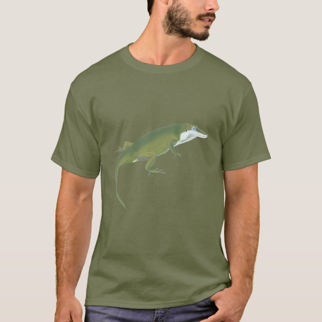 Green Lizard Painting, Choose Your Color Shirts (Front)