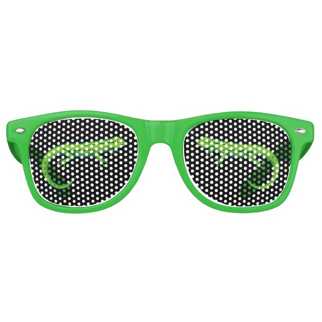 Green Lizard Retro Sunglasses (Front)