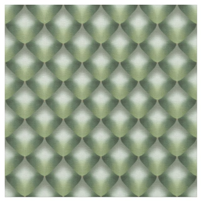 Green lizard skin dragon scales fabric (Close Up)