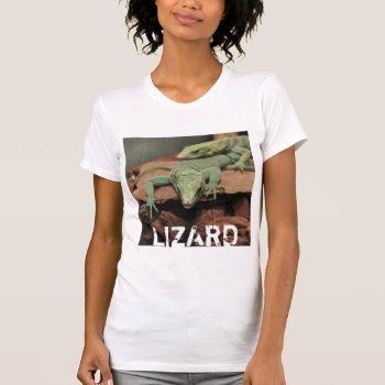 Green Lizards T-shirt by fotoplus at Zazzle