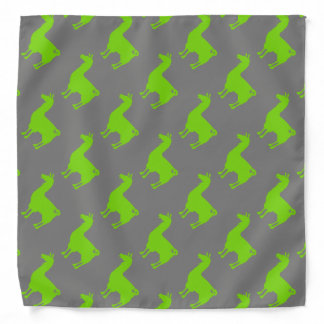 Green Llama Bandana