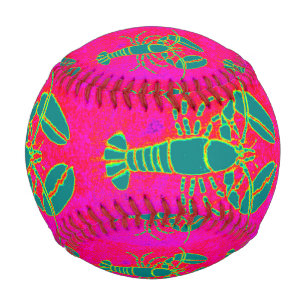 green lobsters Thunder_Cove pink Baseball