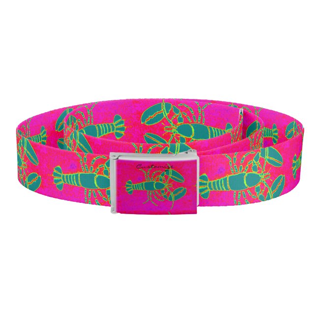 green lobsters Thunder_Cove pink Belt (Coil)