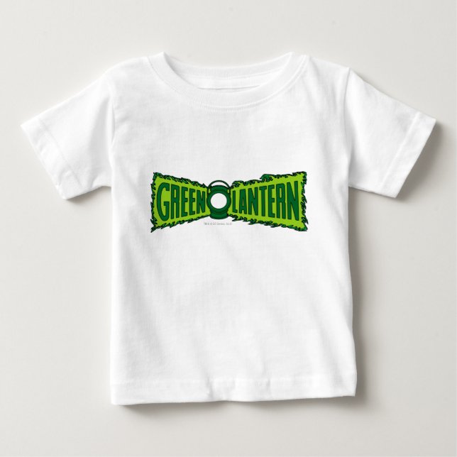 Green Logo Flames Baby T-Shirt (Front)