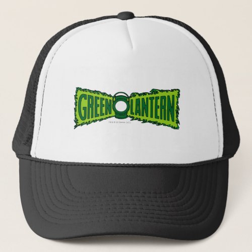 Green Logo Flames Trucker Hat
