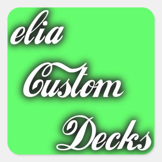 green logo sticker (Front)