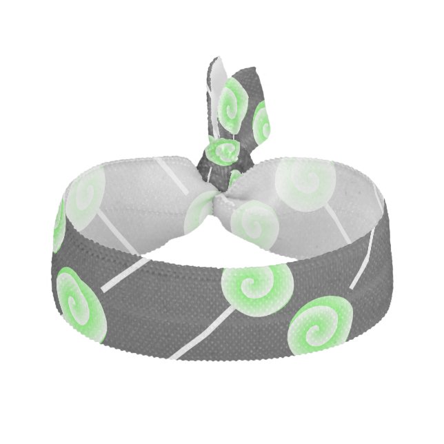 Green Lollipop Hair Tie (Front)