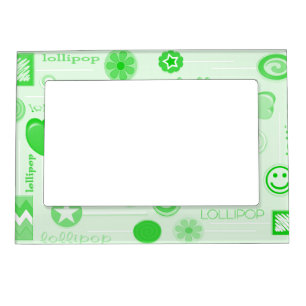 Green Lollipop Magnetic Frame