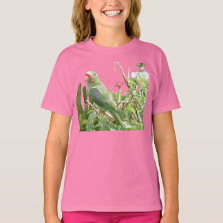 Green Lorikeet Cap Sleeve Bird T-Shirt