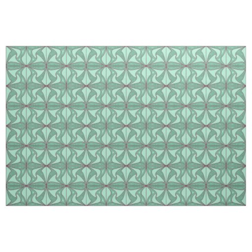 Green Lotus fabric
