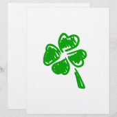 Green lucky charm St. Patrick day (Front/Back)