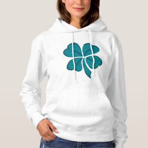 Green Lucky Shamrock Clover St. Patrick`s Day Hoodie