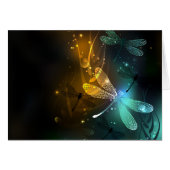 Green luminous dragonfly flight (Front Horizontal)