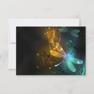 Green luminous dragonfly flight announcement