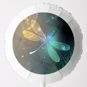 Green luminous dragonfly flight balloon