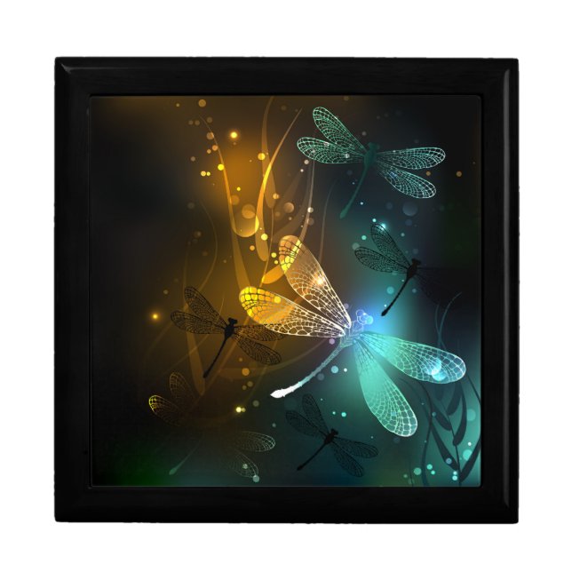 Green luminous dragonfly flight gift box (Front)