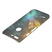 Green luminous dragonfly flight uncommon google pixel case (Top)