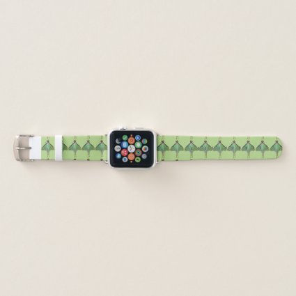 Green Luna Moth Apple Watch Band