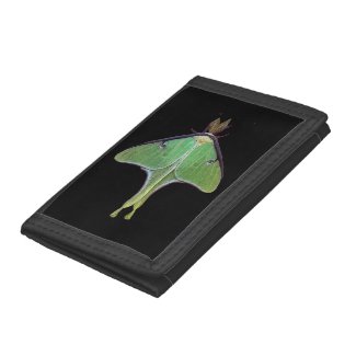 Green Luna Moth Wallet