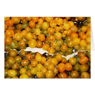 Green Lusciously Sweet Grapes Cards