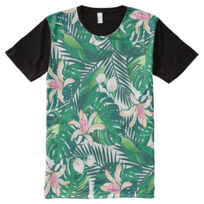 Green lush plants All-Over-Print T-Shirt