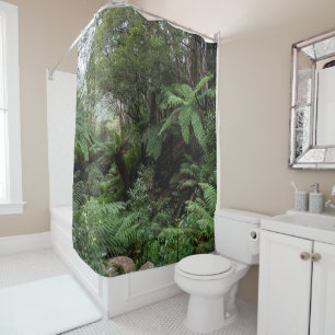 Green Lush Rainforest Nature Australia Shower Curtain