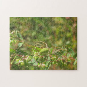 Green Lynx Spider Jigsaw Puzzle