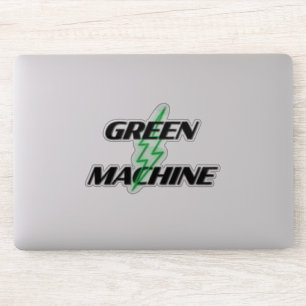 Green Machine Electric Vehicle Owner Sticker