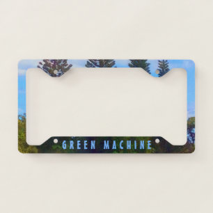 Green Machine License Plate Frame