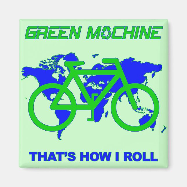 Green Machine Magnet (Front)