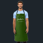 Green Made with Love Custom Your Kitchen Apron<br><div class="desc">Get ready to whip up some culinary delights with the Green Made with Love Custom Your Kitchen Apron. This personalized apron is designed to add a touch of style and sentiment to your cooking adventures. The apron is available in a vibrant green color, adding a pop of freshness to your...</div>