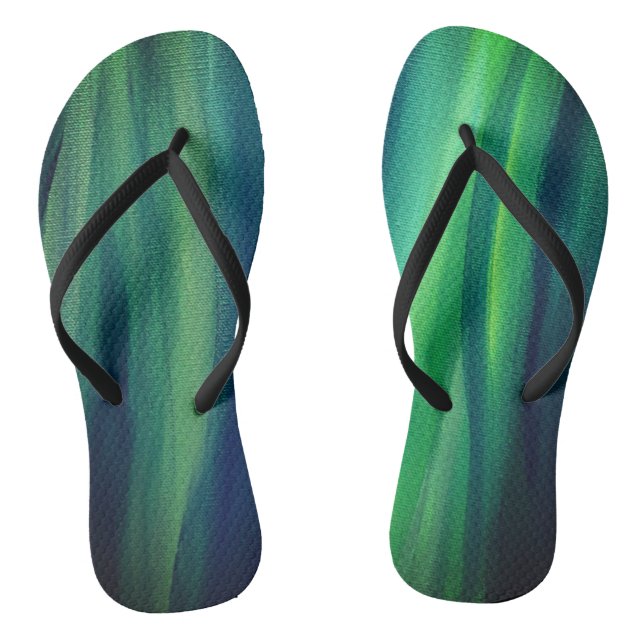 Green Magic Flip Flops (Footbed)