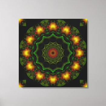 Green Magic Wrapped Canvas by usadesignstore at Zazzle
