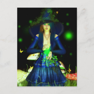 Green Magick Postcard