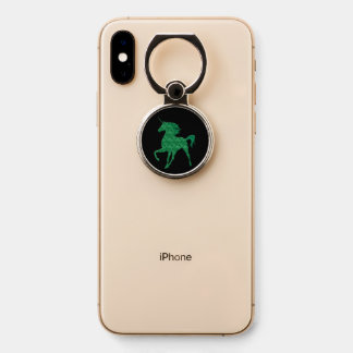 Green Majestic Magical Unicorn Phone Ring Stand