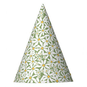 Green - Make My Daisy Party Hat