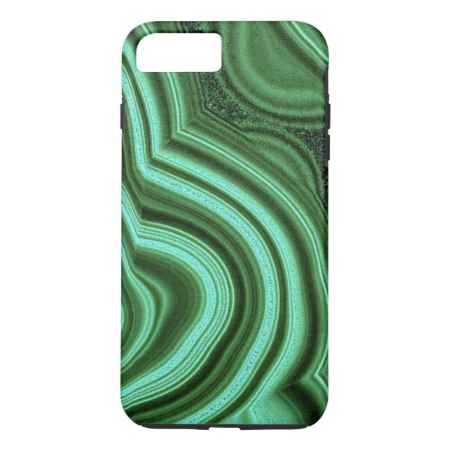 "Green Malachite iPhone 7 Case" Case-Mate iPhone Case (Back)