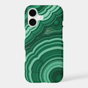Green Malachite Marble Stone Texture Pattern iPhone 17 Case