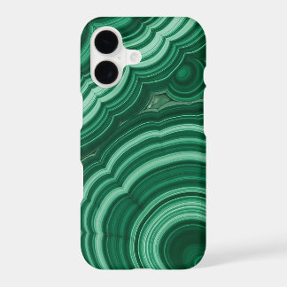 Green Malachite Marble Stone Texture Pattern iPhone 17 Case